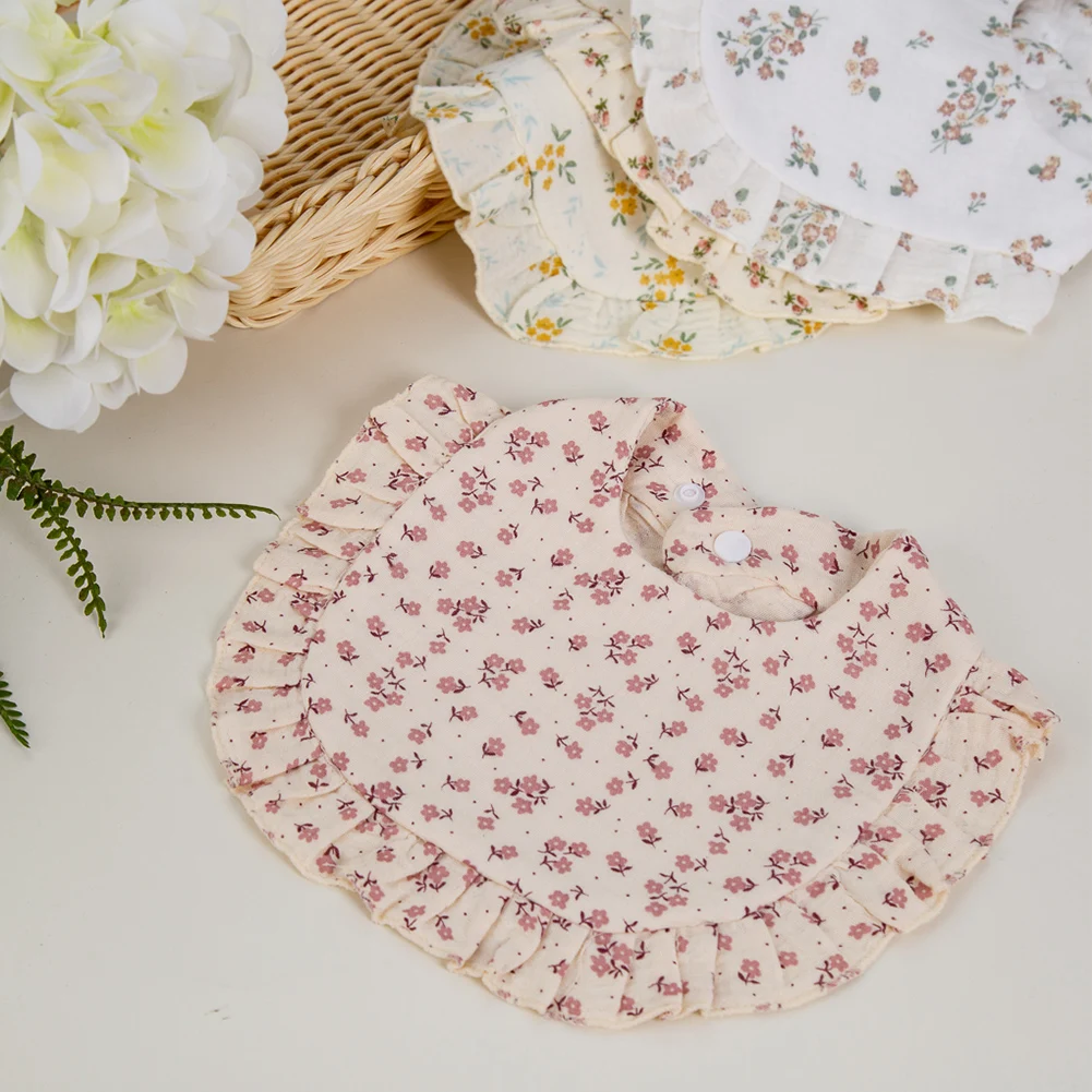BabyBloom – Cute & Comfortable – Baby Bib with Ruffled Edg