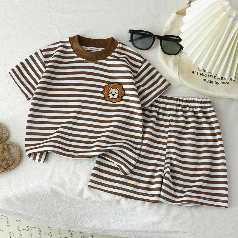 Kids Stripe Outfit – Trendy & Comfortable – Summer Kids' Outfit