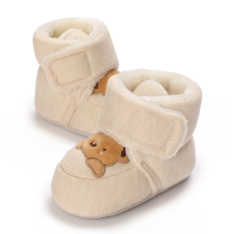 TinyBoots – Cozy & Comfortable – Plush Baby Shoes for Winter