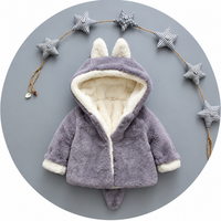 Thumbnail for CozyPrincess – Warm & Soft – Plush Girls' Jacket with Hood
