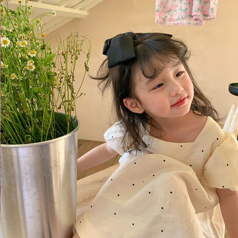 LittleTwinkle – Soft & Comfortable – Children's Dress with Double Bows