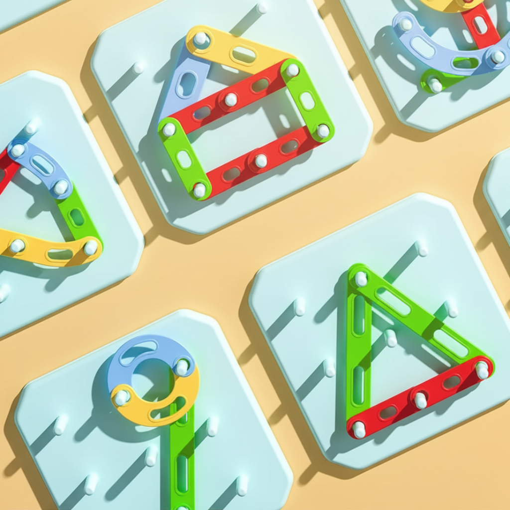 ShapeGenius – Creative & Educational – Geometric Pegboard Puzzle
