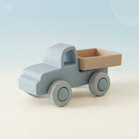 Thumbnail for Montessori Silicone Toy Car – Safe & Teething-Friendly – Silicone Teething Toy Vehicle