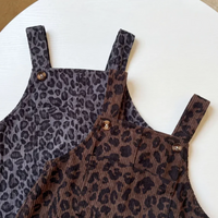 Thumbnail for LeopardChic – Trendy & Comfortable – Girls' Overalls with Leopard Print