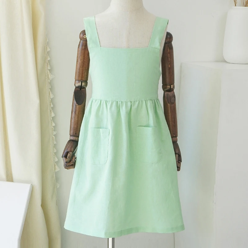 BloomGrace – Cute & Comfortable – Children's Dress with Bow & Adjustable Shoulder Straps