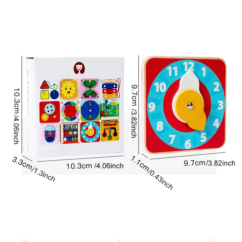 TinySkills – Creative & Educational – Montessori Magnetic Busy Board