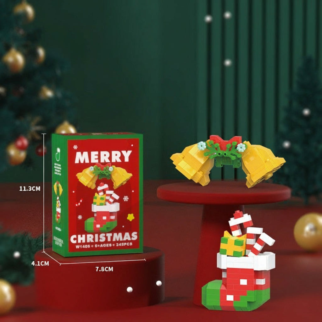 HolidayBlocks – Cheerful & Decorative – Christmas Mini Building Blocks