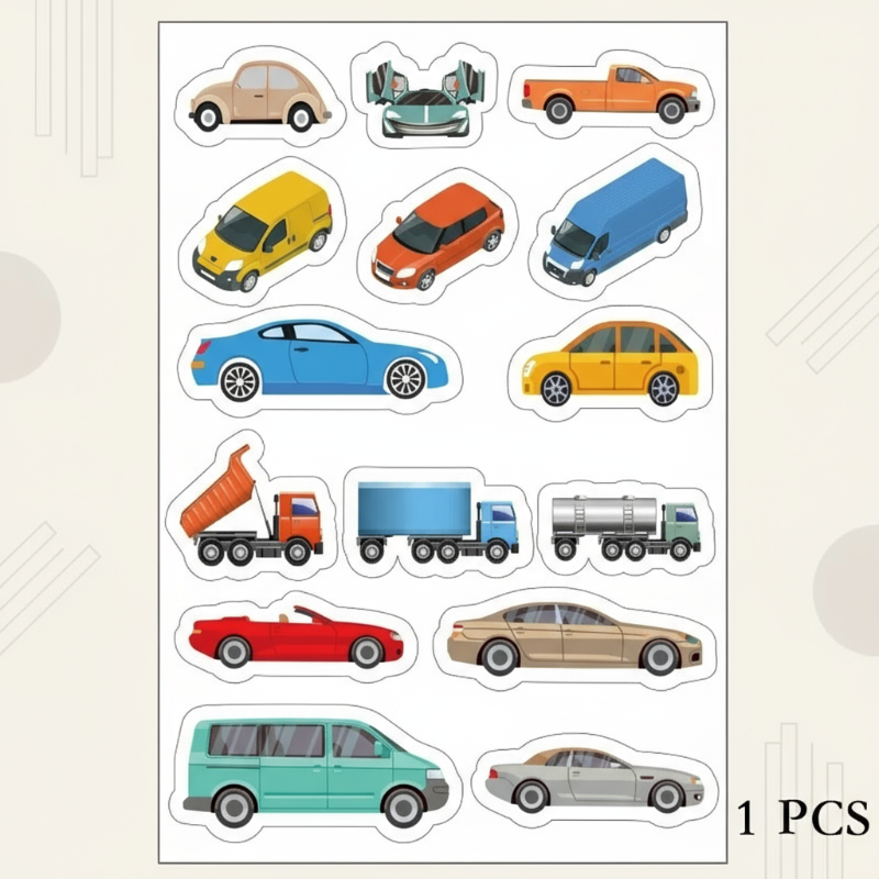 KidoTape – Colorful & Handy – Traffic Route Sticker Tape Set