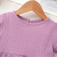 Thumbnail for SoftCharm – Elegant & Comfortable – Girls' Set with a Ruffle Top and Long Pants