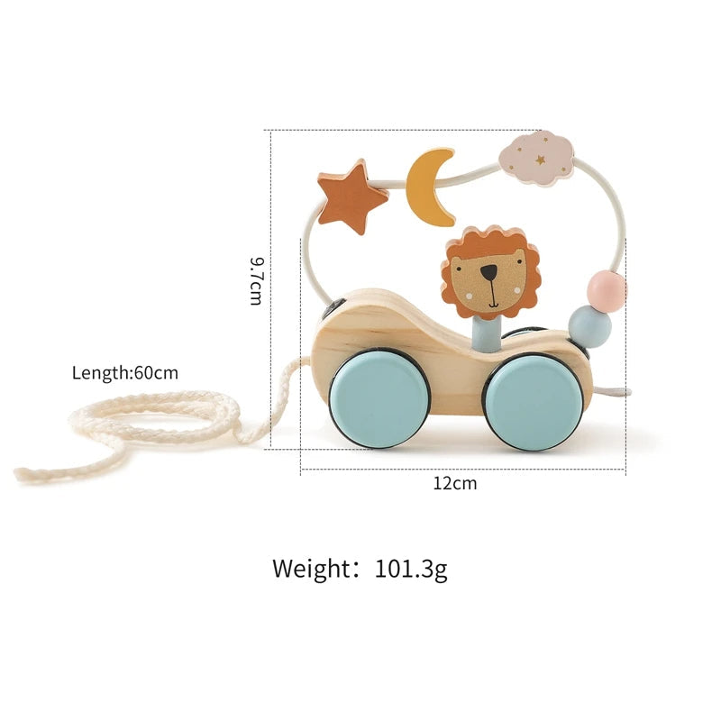 TrainCount –  Classic & Educational – Wooden Montessori Train