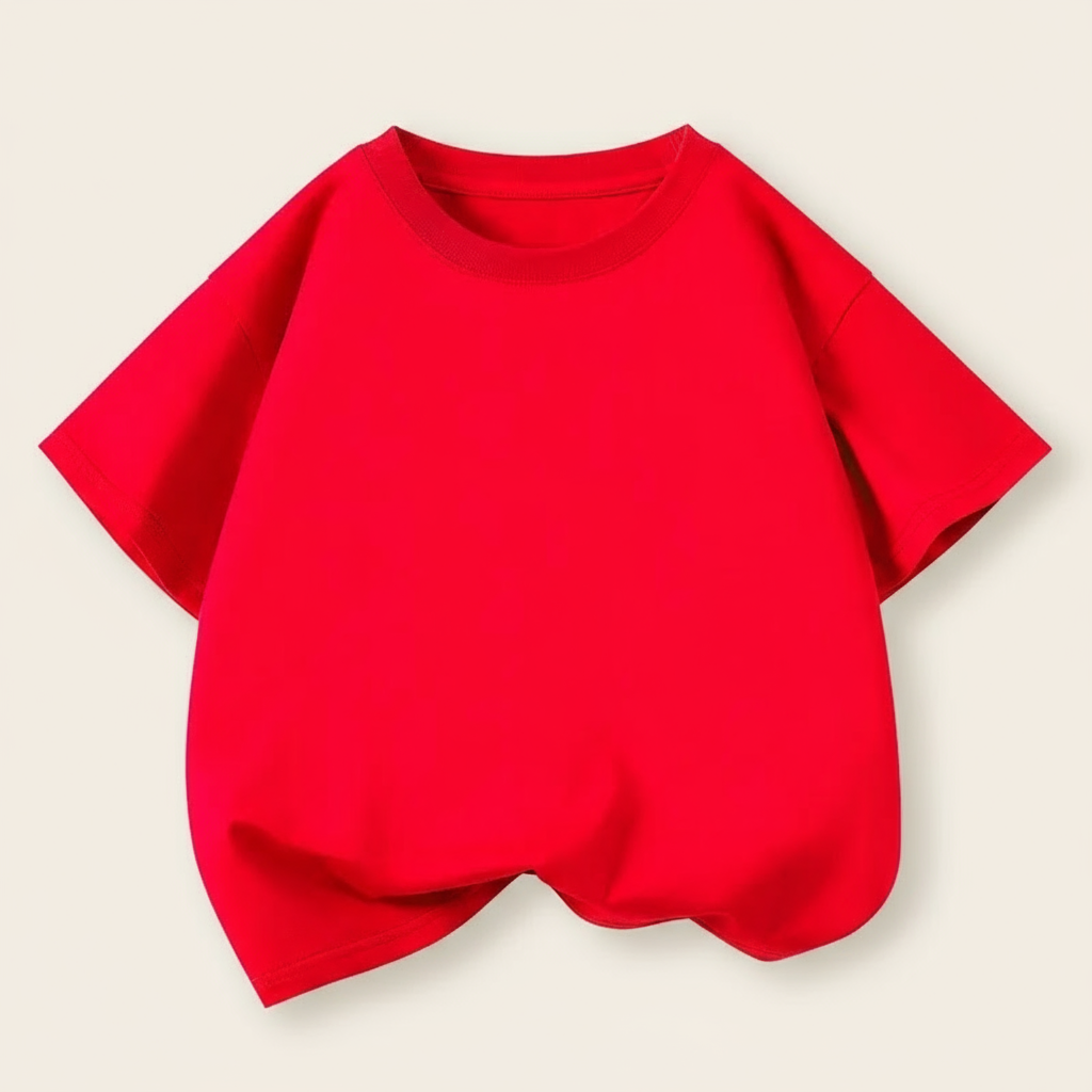 SimpleWear – Casual & Soft – Relaxed Fit T-shirt with Round Neck