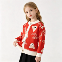 Thumbnail for CozyCardi – Soft & Warm – Knitted Cardigan with Cute Prints