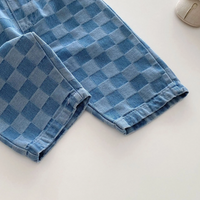 Thumbnail for DenimCheck – Comfortable & Trendy – Kids' Pants with a Checkered Pattern