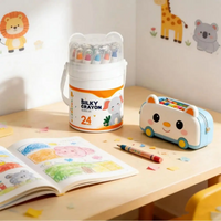 Thumbnail for TinyArt – Educational & Safe – Water-Soluble Washable Marker Set