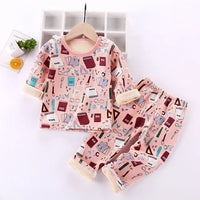 Thumbnail for Mini Fashion™ - Kinder Cartoon Fleece Pyjama