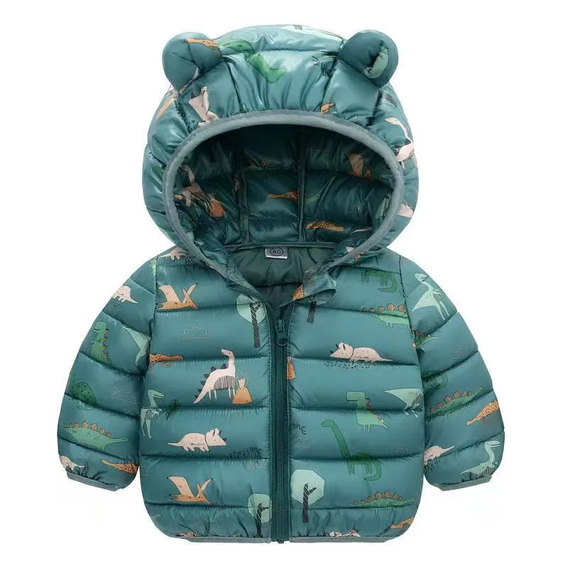 Mini Fashion™ - Polyester winter coat with hood.