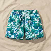 Thumbnail for Beach Shorts – Lightweight & playful – Tropical Kids' Swim Trunks