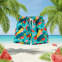 Thumbnail for Beach Shorts – Lightweight & playful – Tropical Kids' Swim Trunks