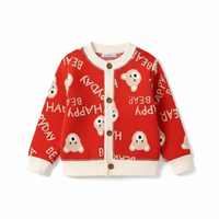 Thumbnail for CozyCardi – Soft & Warm – Knitted Cardigan with Cute Prints