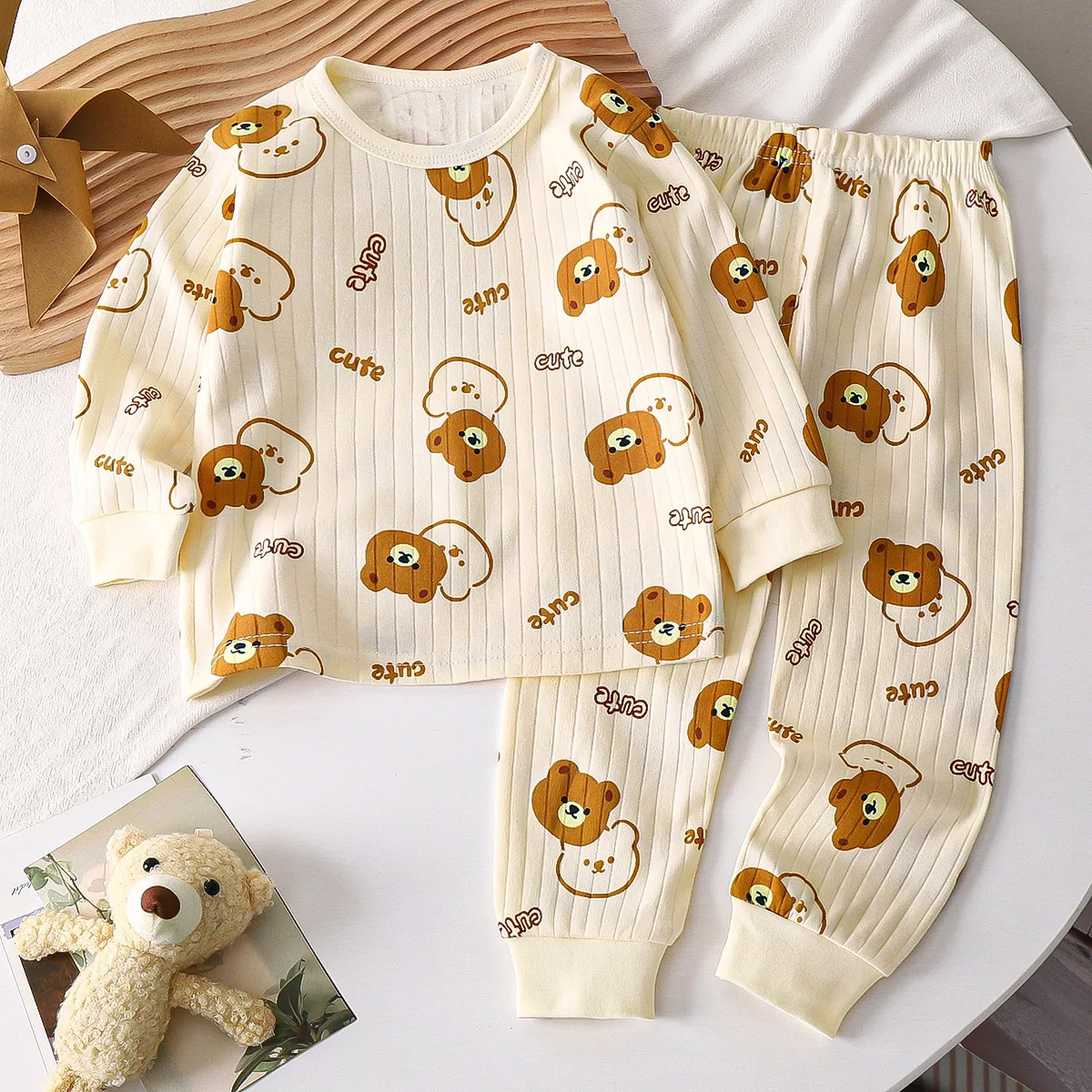 LittleDreamer – Soft & Warm – Cotton Children's Pajama Set