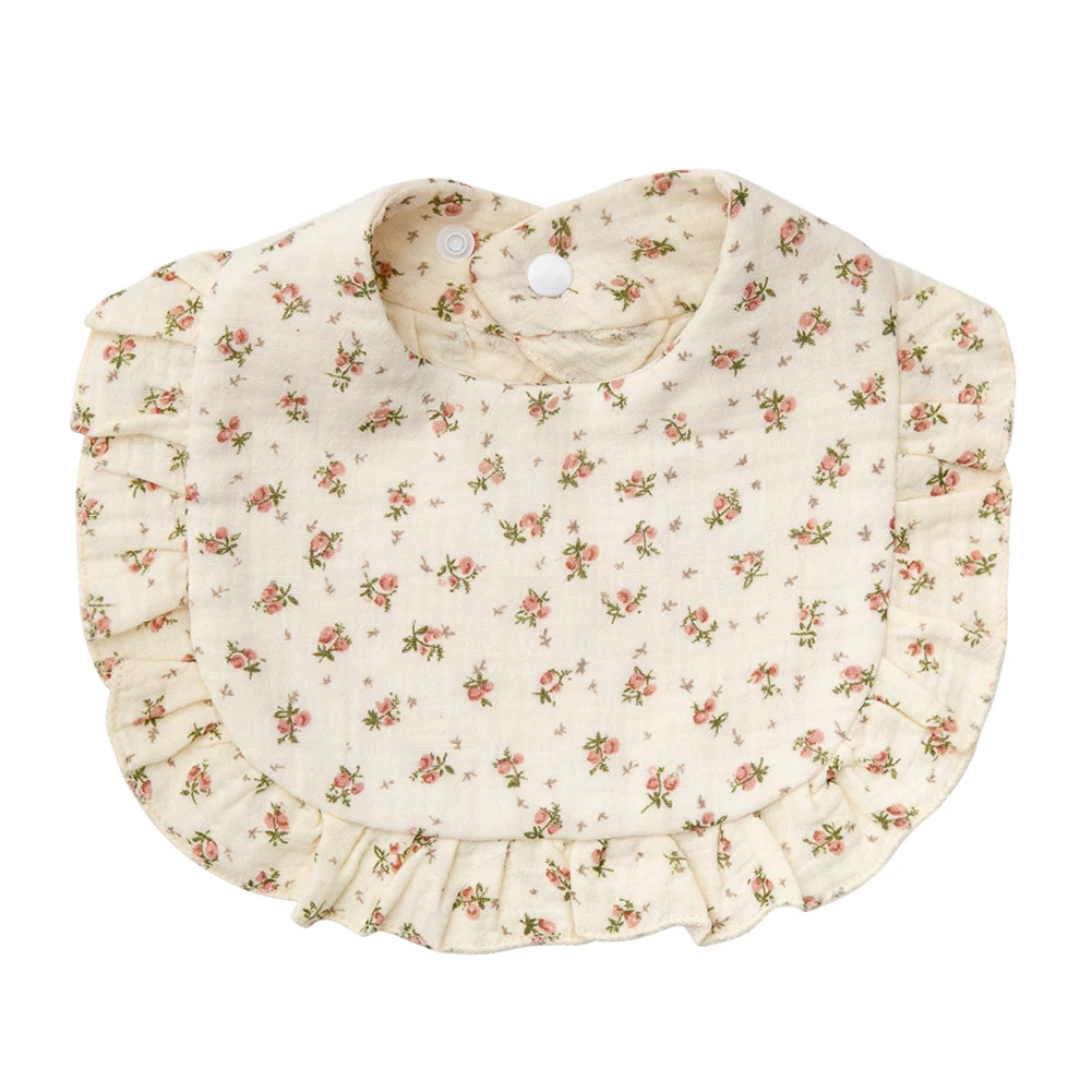 BabyBloom – Cute & Comfortable – Baby Bib with Ruffled Edg