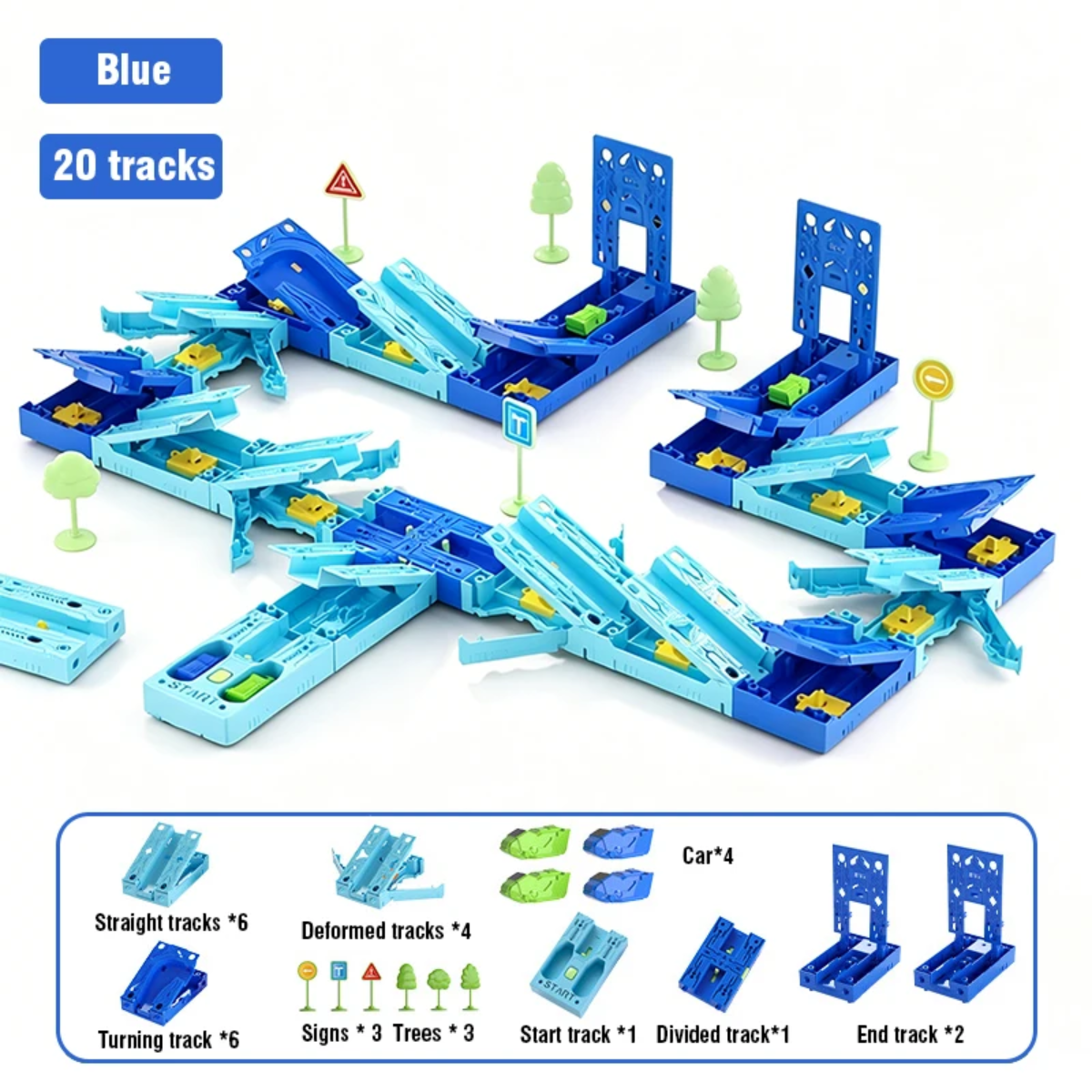 GravityRacer – Educational & Fun – DIY Vehicle Track Set