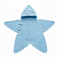Thumbnail for CozyStar – Soft & Handmade – Knitted Baby Jumpsuit with Star-Shaped Design