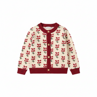 Thumbnail for CozyCardi – Soft & Warm – Knitted Cardigan with Cute Prints