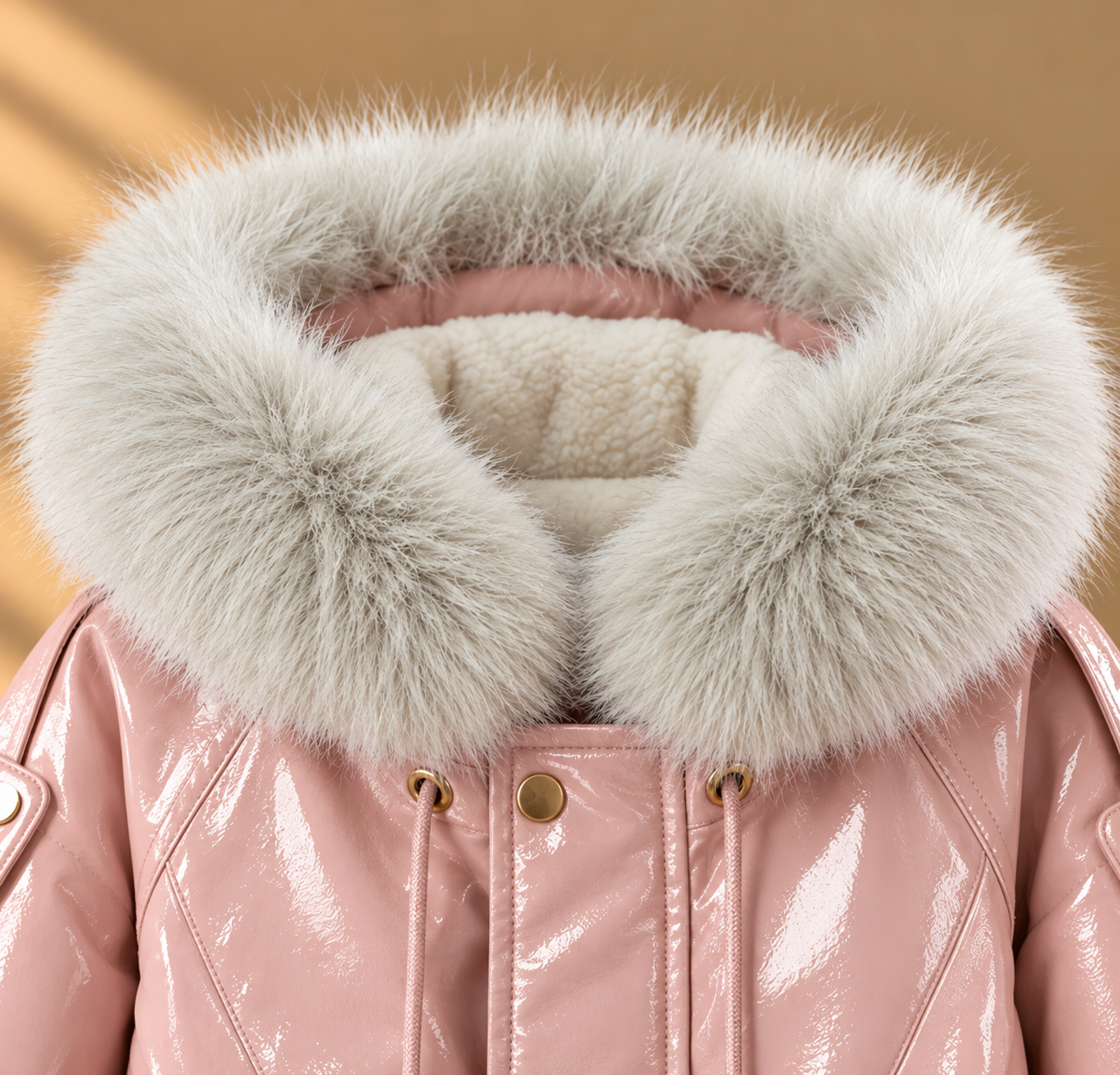 CozyParka – Warm & Soft – Girls' Winter Coat with Plush Collar