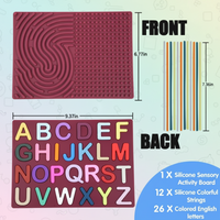 Thumbnail for BrainyKids – Educational & Sensory – Silicone Activity Board with Letters