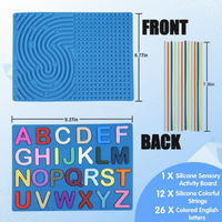 Thumbnail for BrainyKids – Educational & Sensory – Silicone Activity Board with Letters