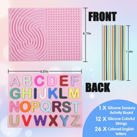 Thumbnail for BrainyKids – Educational & Sensory – Silicone Activity Board with Letters