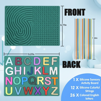 Thumbnail for BrainyKids – Educational & Sensory – Silicone Activity Board with Letters