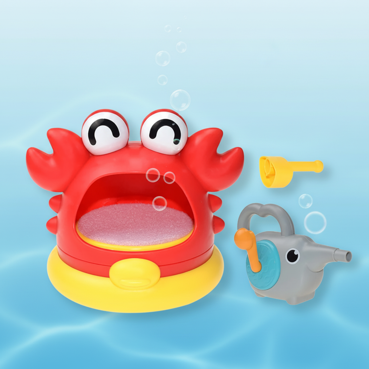 BubblePlay – Educational & Fun – Crab Bubble Bath Toy