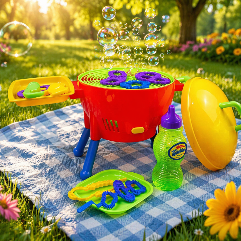 BBQ Bubble Maker – Fun & Interactive – Bubble Blowing BBQ
