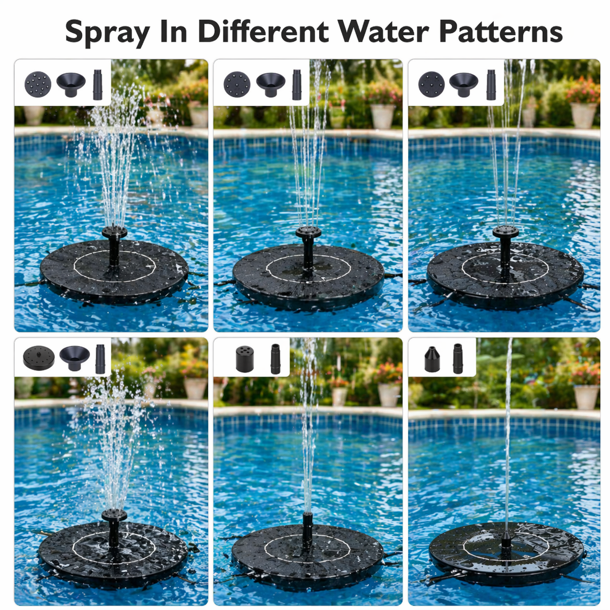 Solar LED Fountain Toy – Fun & Interactive – Water Toy Fountain