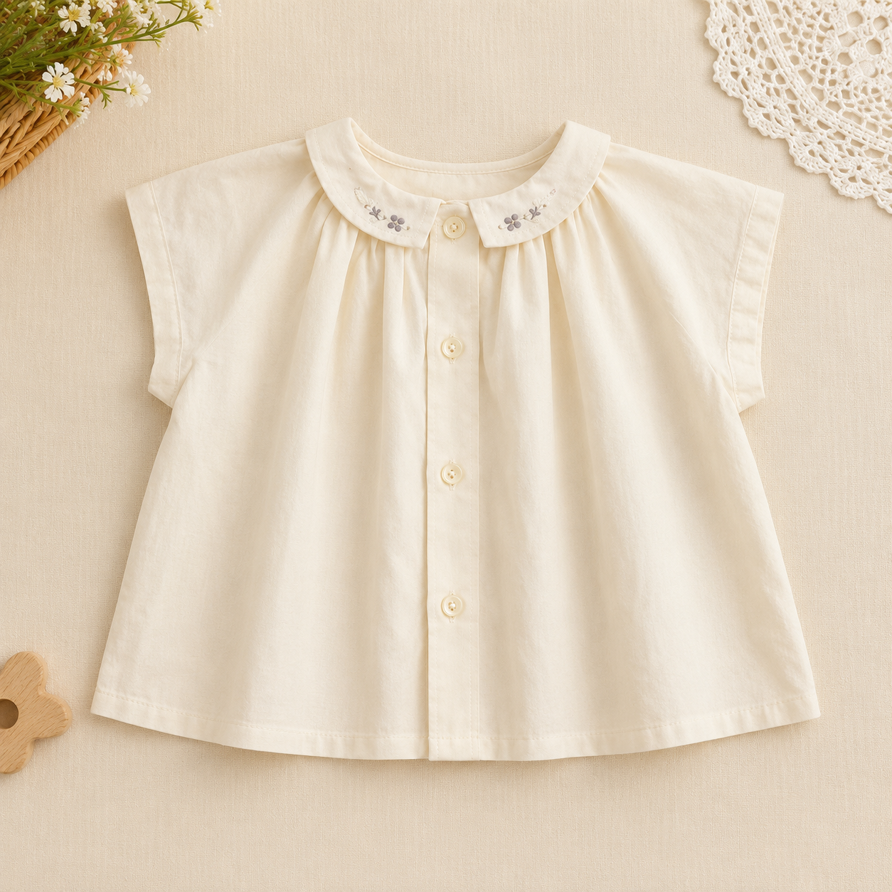 Girls Summer Fashion Top – Lightweight & Comfortable – Vintage Girls' Top