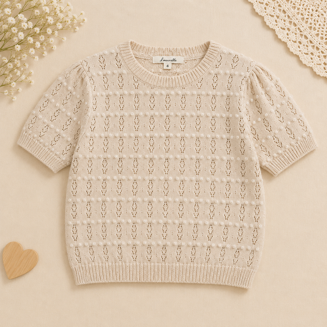 Girls Summer Fashion Top – Lightweight & Comfortable – Vintage Girls' Top