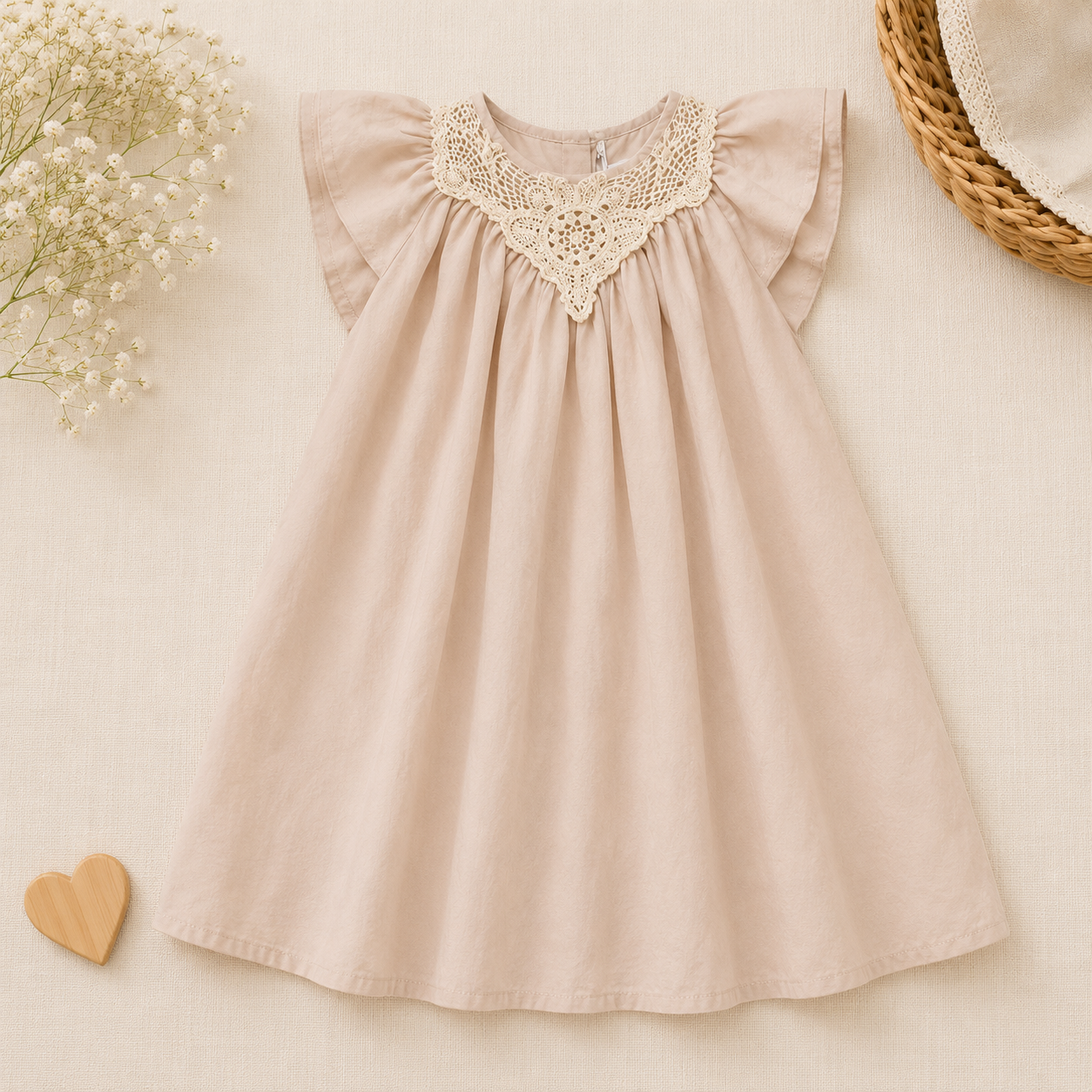 Lace Stitching Dress – Elegance & Comfort – Lace & Stitching