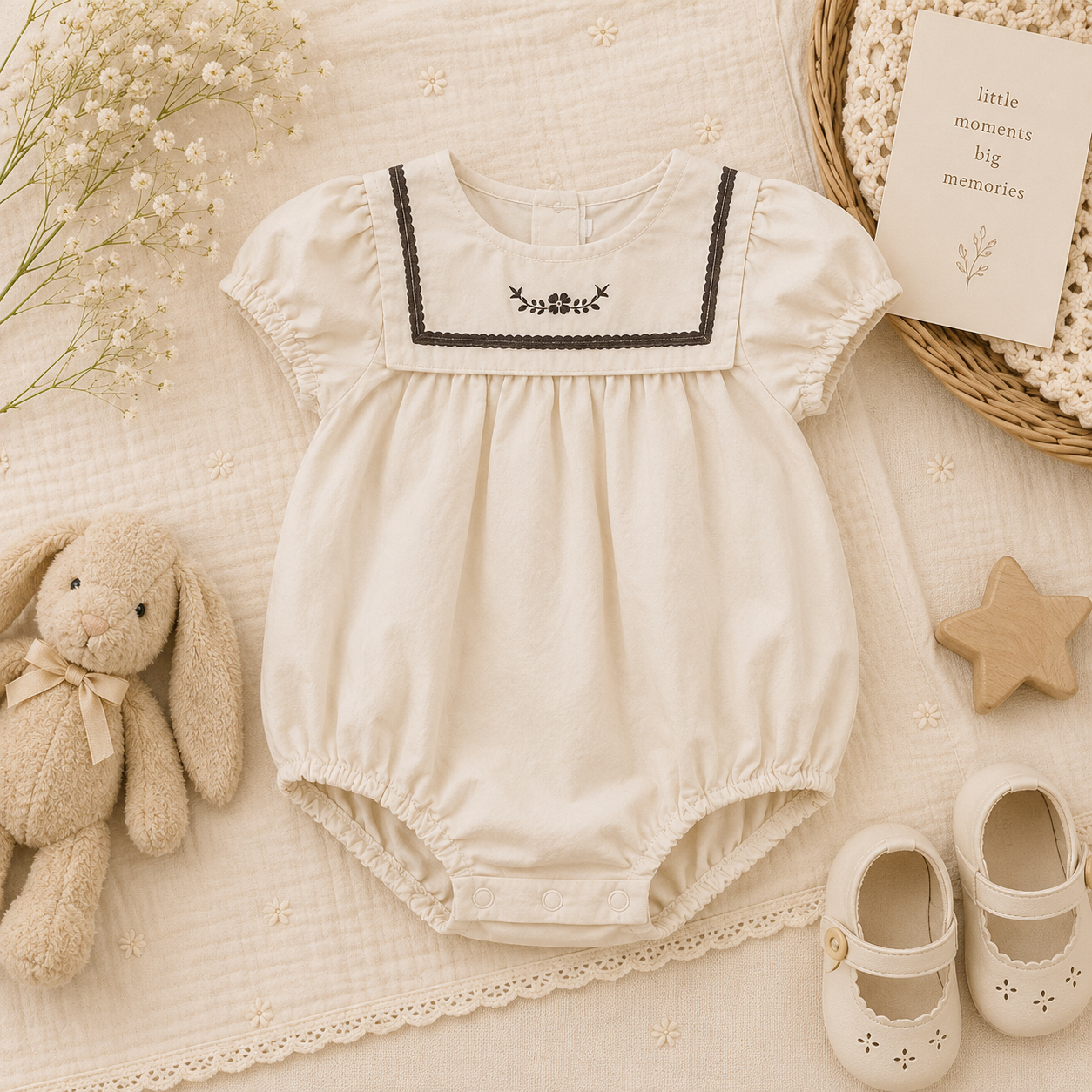 Vintage Rompers – Timeless & Soft – Baby Jumpsuit