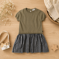 Thumbnail for Plaid Patchwork Dress – Trendy & Lightweight – Checkered Dress