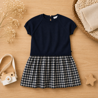 Thumbnail for Plaid Patchwork Dress – Trendy & Lightweight – Checkered Dress