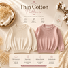 Thin Cotton Pullover – Light & Comfort – Knitted Children's Sweater
