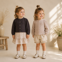 Thumbnail for Buttoned Cardigan – Soft & comfortable – Knitted Children's Cardigan