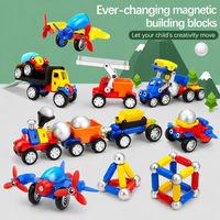 Thumbnail for Magnetic Cars™ – Magnetic Building Fun - Magnetic Vehicles Toy Set