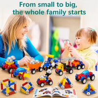 Thumbnail for Magnetic Cars™ – Magnetic Building Fun - Magnetic Vehicles Toy Set