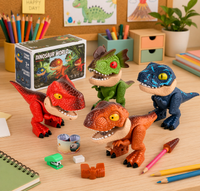 Thumbnail for Dinosaur Stationery Toy – Creative & Educational – 5-in-1 Desk Set