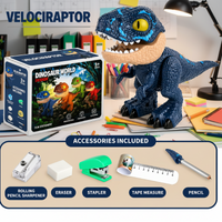 Thumbnail for Dinosaur Stationery Toy – Creative & Educational – 5-in-1 Desk Set