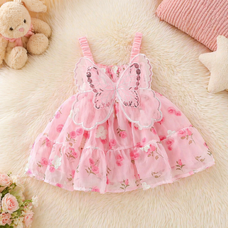 Girls Butterfly Dress – Cute & Lightweight – Children's Dress