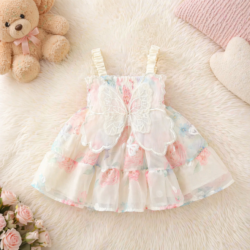 Girls Butterfly Dress – Cute & Lightweight – Children's Dress